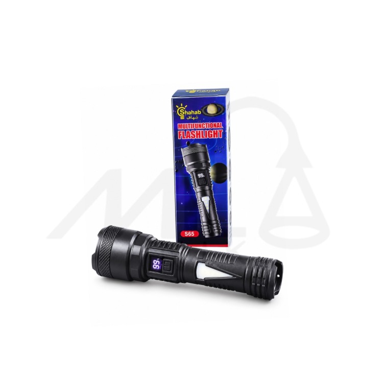 چراغ قوه دستی بدنه ABS (پلاستیکی) مدل S65 برند Flashlight