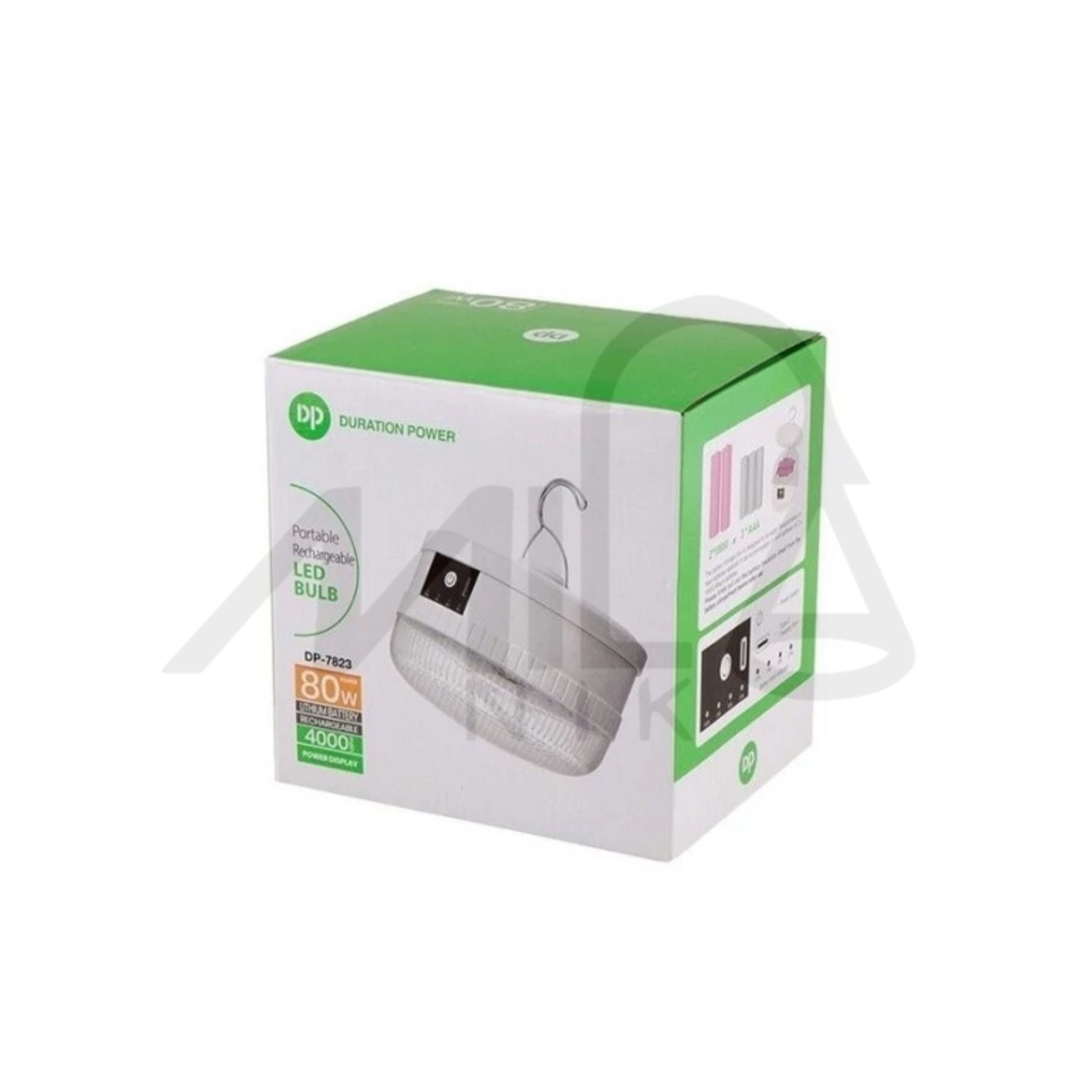  چراغ شارژی DP-7823B مناسب کمپینگ و شرایط اضطراری – همراه بسته‌بندی 