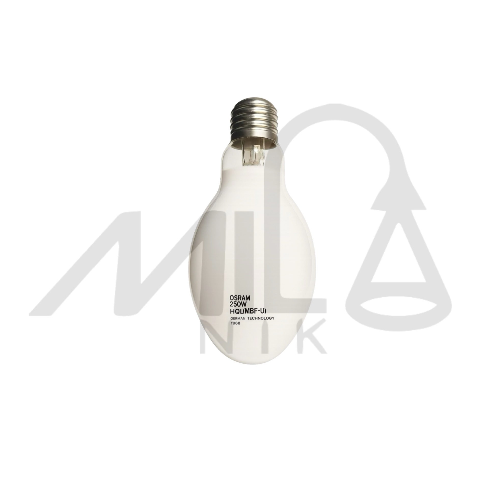  بسته‌بندی لامپ 250 وات جیوه‌ برند اسرام 