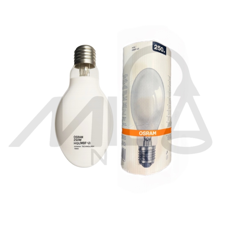 لامپ ۲۵۰ وات جیوه‌ای اسرام مناسب برای روشنایی فضای باز، خیابانی و صنعتی