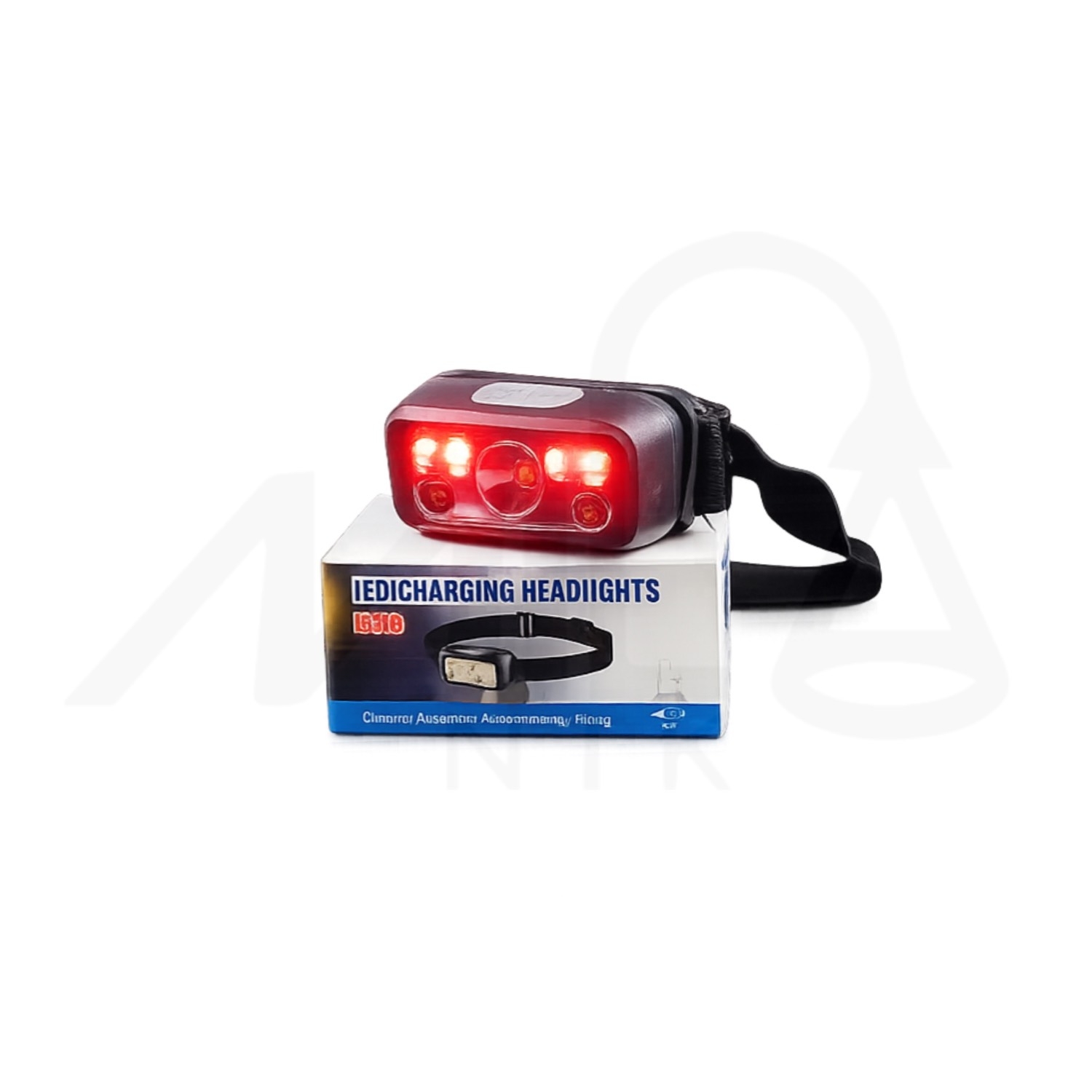  چراغ هدبندی سنسوردار مدل LG-06 چراغ خطر 