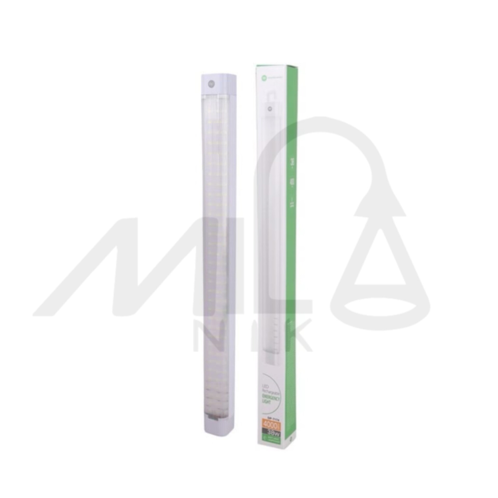  چراغ اضطراری شارژی DP‑7174 نمای جلو 